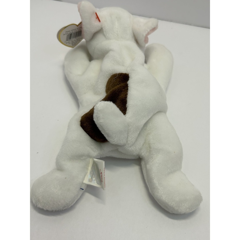 Ty Beanie Baby Butch the Bull Terrier Dog 1998 Retired Original Plush Toy